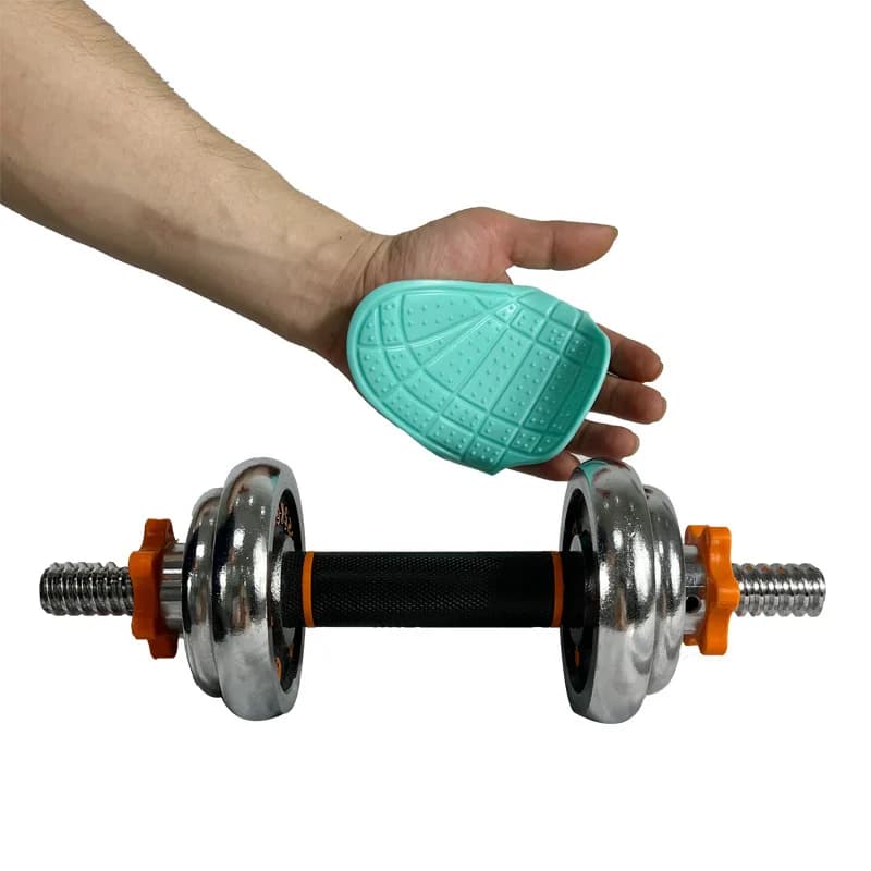 Cuscinetti per impugnatura per sollevamento pesi guanti per allenamento in palestra Gel di silice impugnature antiscivolo per il Fitness per uomo donna manubri Pull-up allenamento della forza