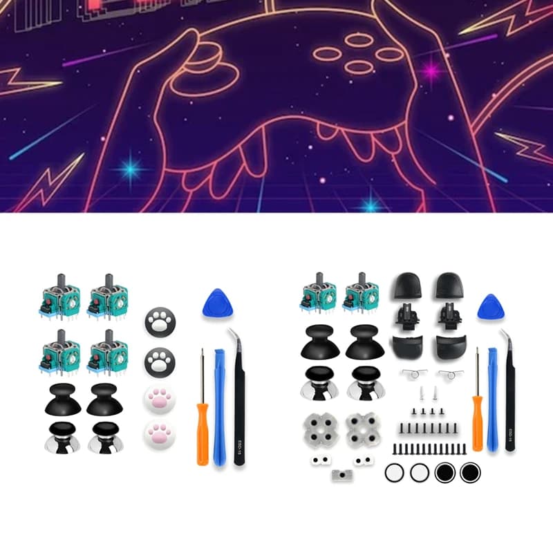 Kit di riparazione Joystick analogico 3D per Controller PS5 Joystick analogico modello riparazione cacciavite Kit accessori