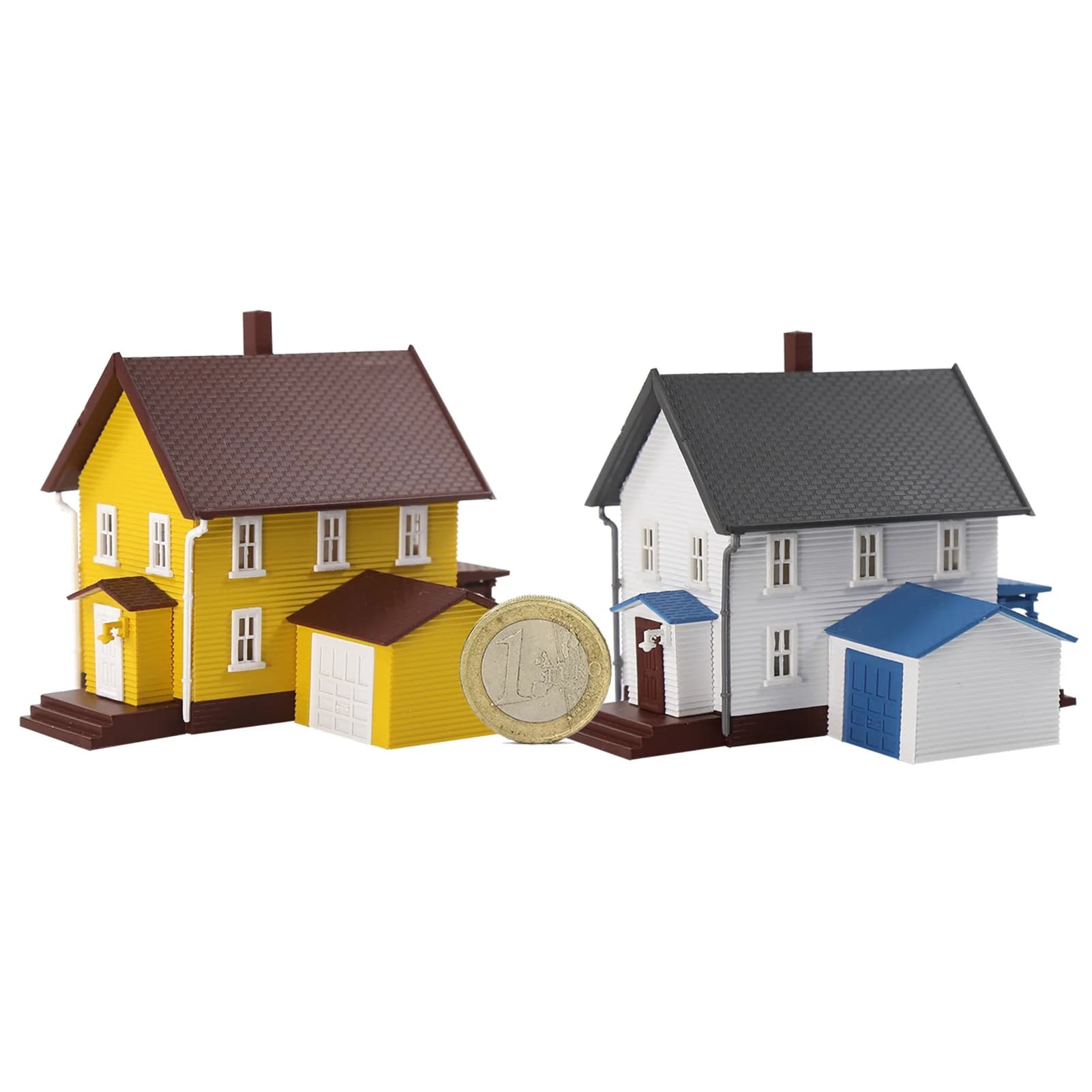 Evemodel N Scala 1:160 Modello Dwelling House Kit a due piani con garage JZN5905