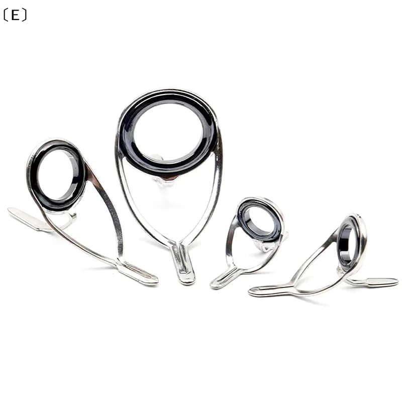 Set of 4 Rings Stainless Steel Guide for Fishing Dog Repair, Replacement Kit for Gear Maintenance