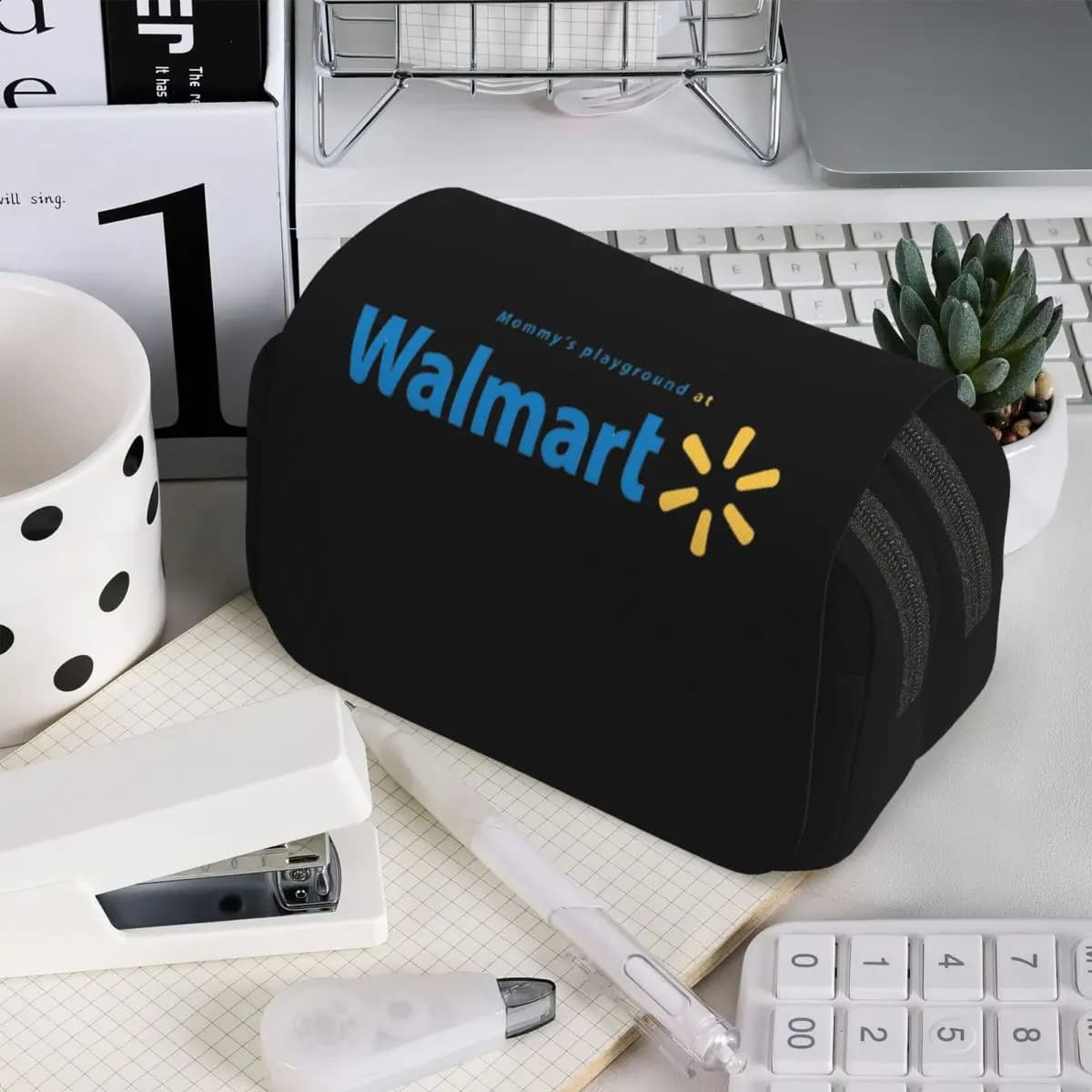 Astuccio Walmart per regali per studenti, scatola per penne, borsa per matite, articoli di cancelleria, borsa porta penne