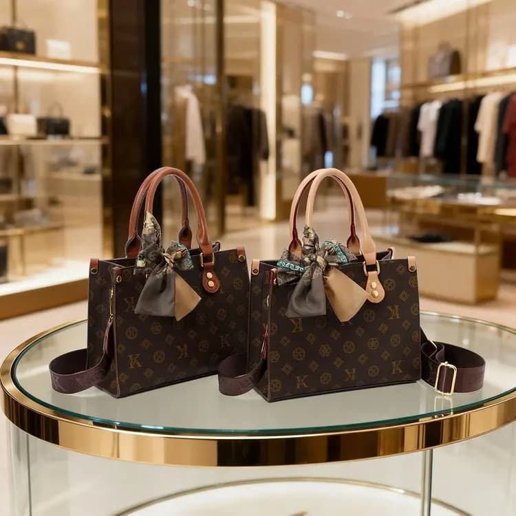 Borsa alla Moda con Design Trendy e Logo a Lettere, Borsa a Tracolla per Pannolini da Donna, Borsa Classica di Design in Pelle Premium di Parigi