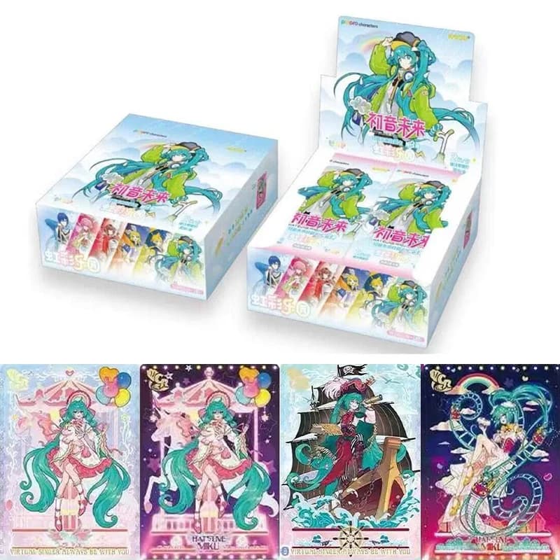 Autentico KAYOU Hatsune Miku Charm Pack Vol.3 Piapro, Carte da Collezione del Cantante Virtuale, Personaggi Anime, Giocattoli Regalo