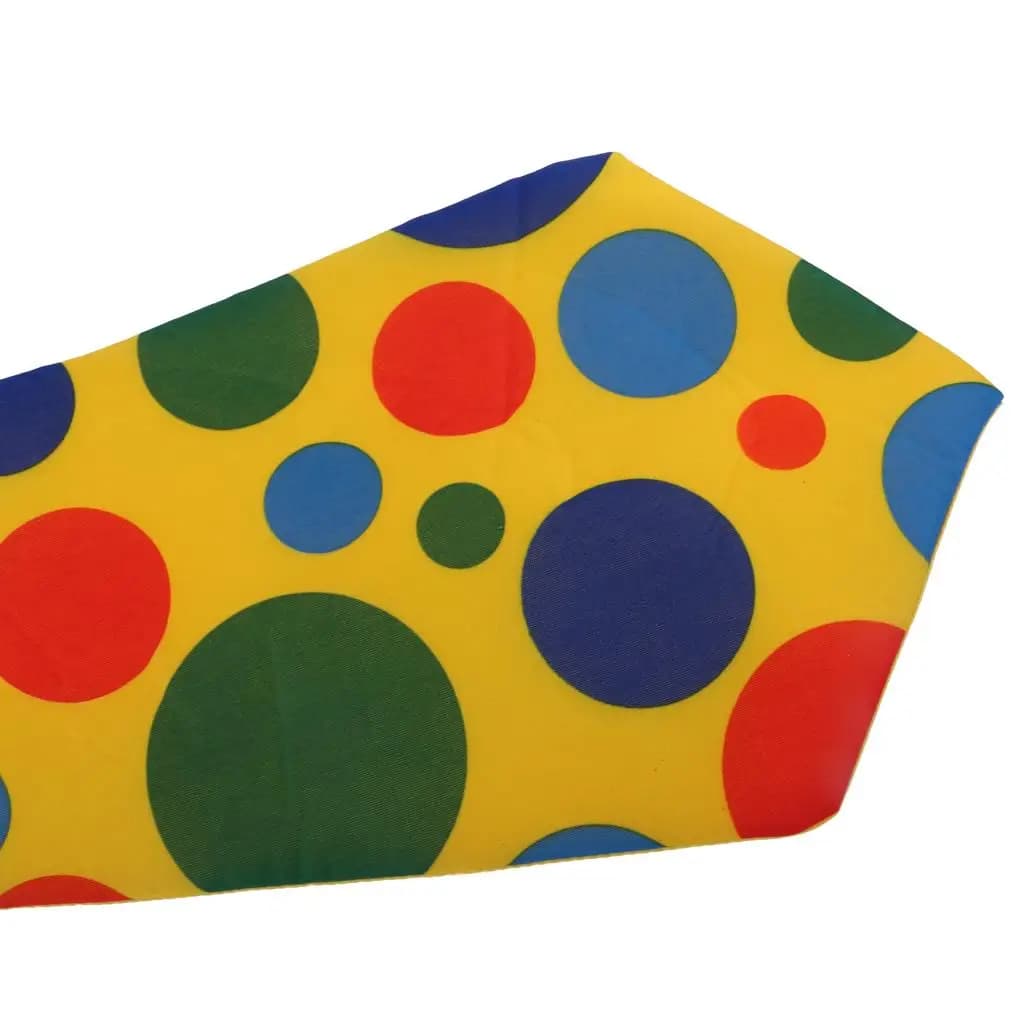 Kit Costume da Clown Arlecchino con Gonna a Pois e Set di Copricapo e Fascia per Feste di Compleanno e Balli