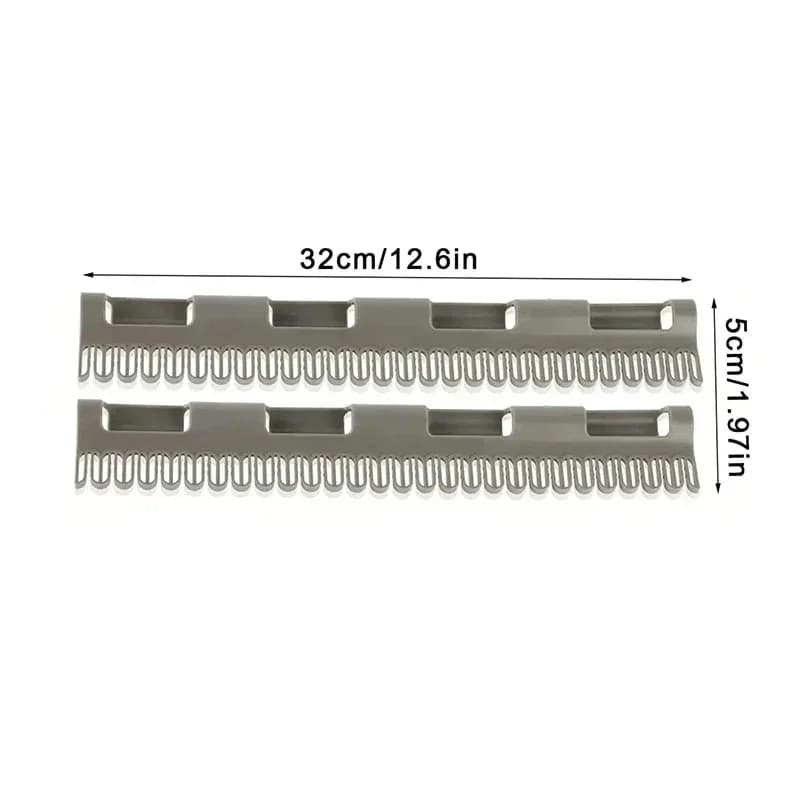 Socket holder with 2 pieces suspended rod, clothes rack suitable for drying socks, towels, underwear and other small items of clothing