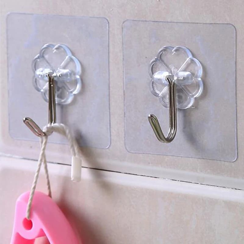 1 pz forte trasparente ventosa ventosa ganci da parete gancio per cucina bagno o cucina bagno ganci da parete