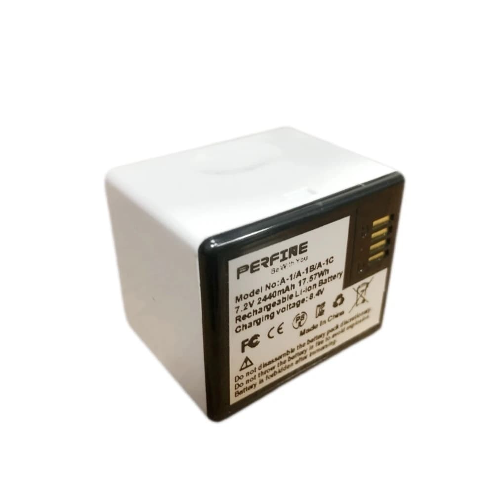 Perfine Battery A-1 A-1B For Arlo Pro /Pro 2 Security Camera VMA4400 VM4030 2440mAh Battery Replacement