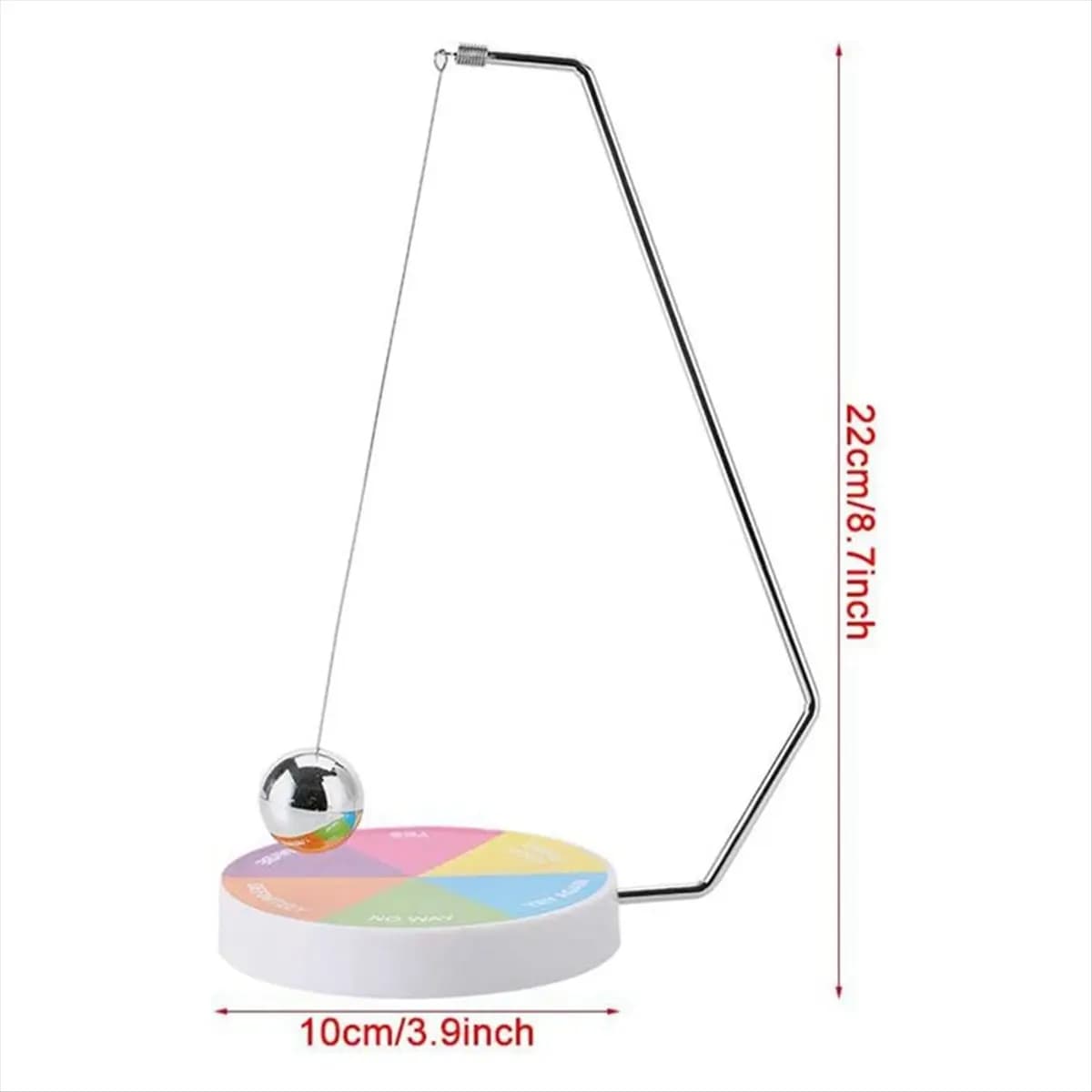 A75K Decision Maker Pendolo Dinamico da Scrivania, Giocattolo Decorativo con Sfera Magnetica Oscillante, Regalo