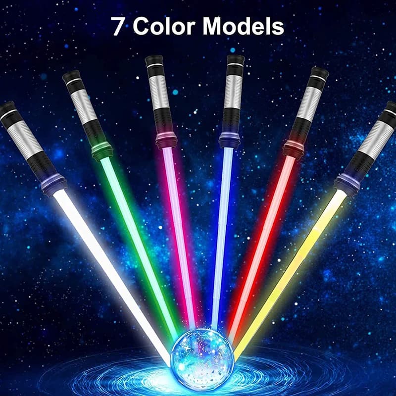 1pc Lightsaber Light-Up 7 colori che cambiano Cosplay induzione cambia colore spada Laser spada Laser tuta sette colori Switching