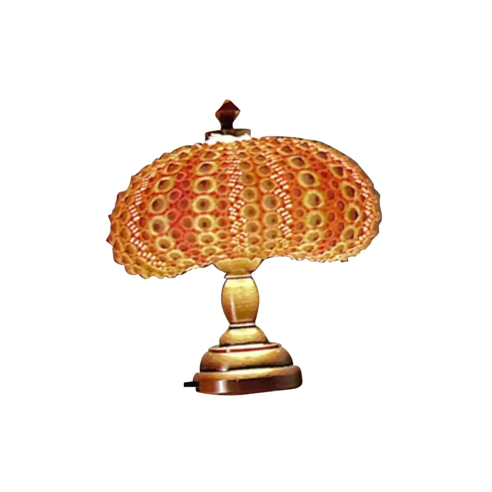 Sea Urchin Small Night Light Atmosphere Light Metal Table Centerpiece Mini
