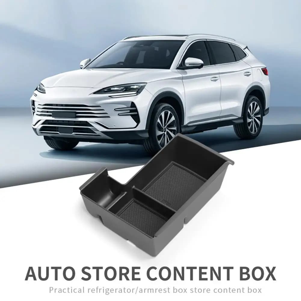 For BYD Seal U DMi 2025 Center Console Organizer Tray Armrest Storage Box Layered Storage Box for Song Plus DMI Accessories RHD