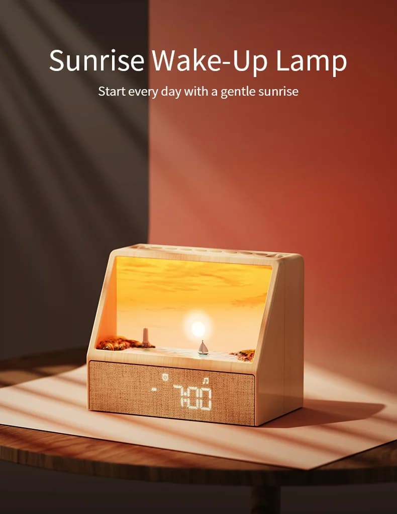 Proiettore di Stelle e Lampada Tramonto, Luce d'Atmosfera Portatile da Comodino, Luce Notturna Originale per Decorazione Camera da Letto e Regali Festivi