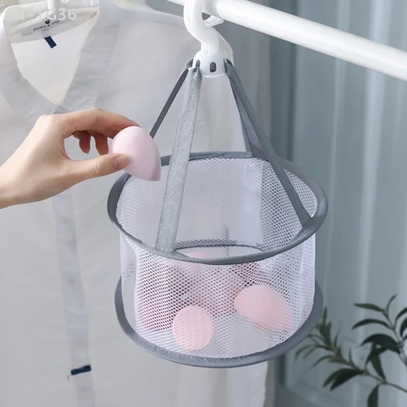 Organizzatore appendibile per pennelli da trucco e spugnette - Rete porta pennelli per un facile stoccaggio