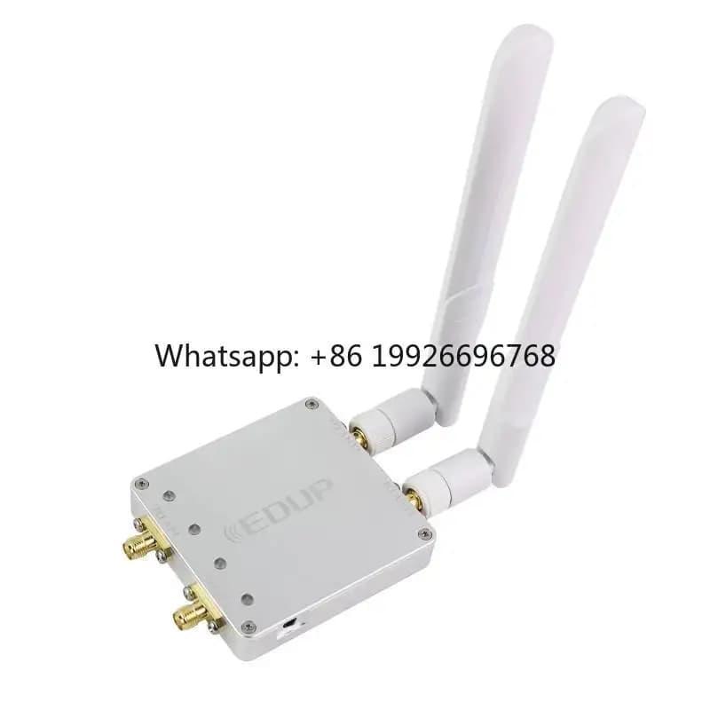 Amplificatore WiFi a Doppia Antenna 5.8Ghz, Amplificatore di Segnale CATV, Ripetitore per Droni, Potenziatore di Segnale WiFi