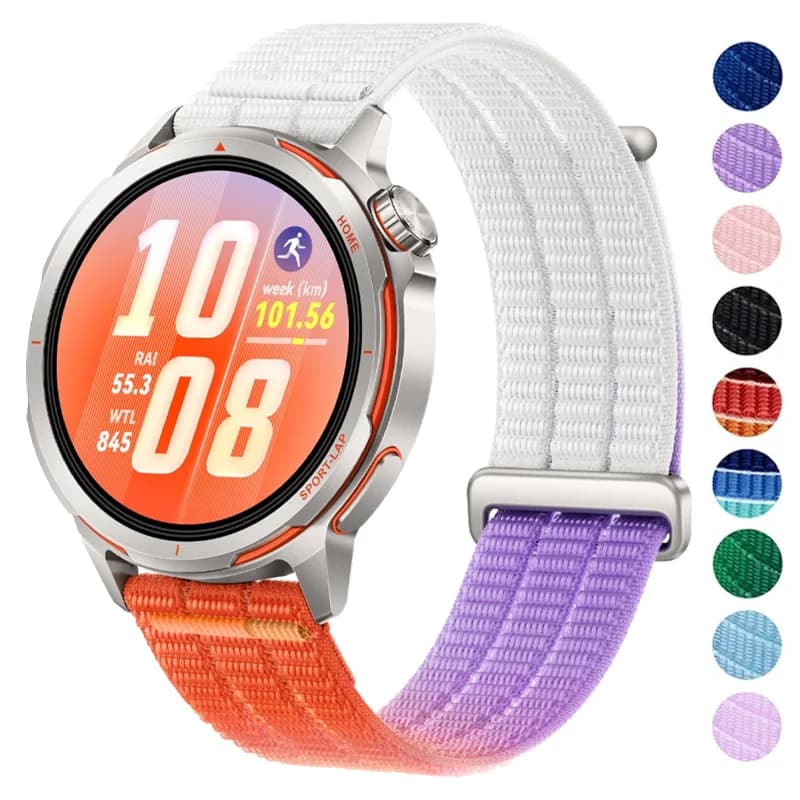 18/20/22mm Nylon Loop Strap For Huawei Watch GT Runner 2/GT 6 5 4 Pro 41mm 46mm Band For HUAWEI WATCH 5 4 3 Pro Bracelet Correa