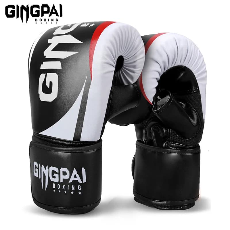 GINGPAI Baby Women's Boxing Gloves, leather boxing gloves for boxing bag, kickboxing, multi-thai combat gloves