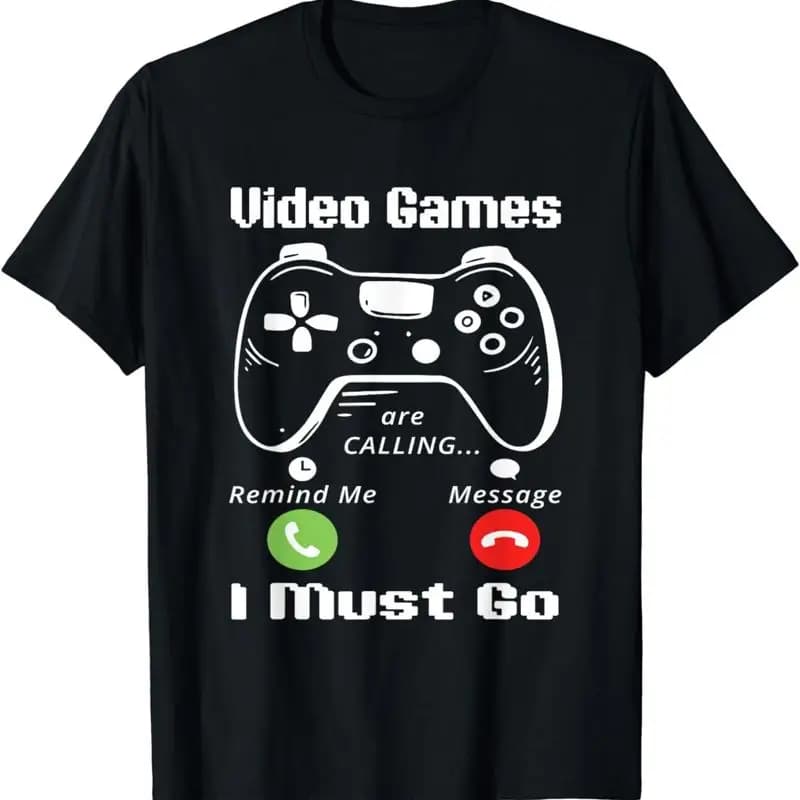 I videogiochi stanno chiamando e devo andare, divertente maglietta da gamer per console