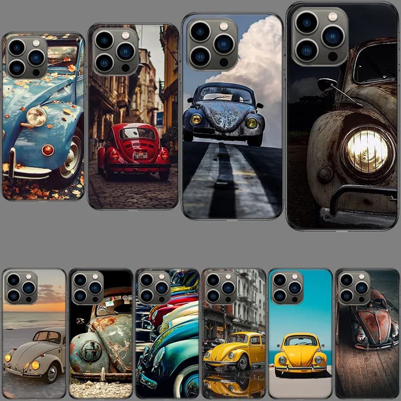 I like the Beetle Phone Case For Iphone 16E 15 Pro 14 Plus 17Air 16 17 Pro Max 12 13 Mini X XS XR 7 8 SE2020 Capa Cute Cover TPU