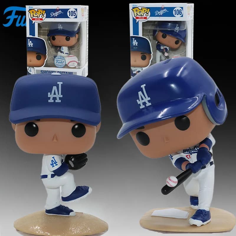 FUNKO POP Dodgers - Shohei Ohtani e Versione Lanciatore, Statuette Anime, Giocattoli per Ragazzi, Regalo di Natale, Modelli da Collezione, Ornamenti