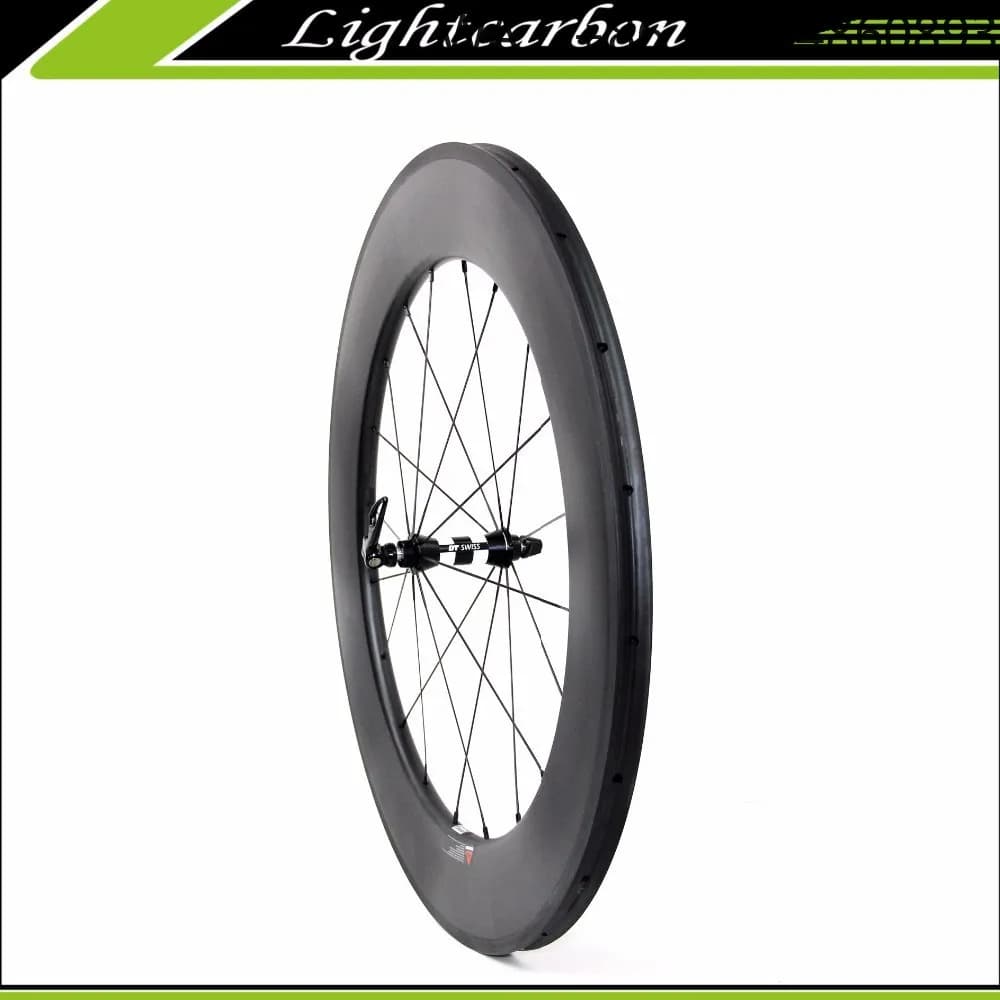700C 55mm Lightweight Carbon Wheels, 240S hub tubeless clincher carbon wheel, durable upgrade parts for road bicycle cycling