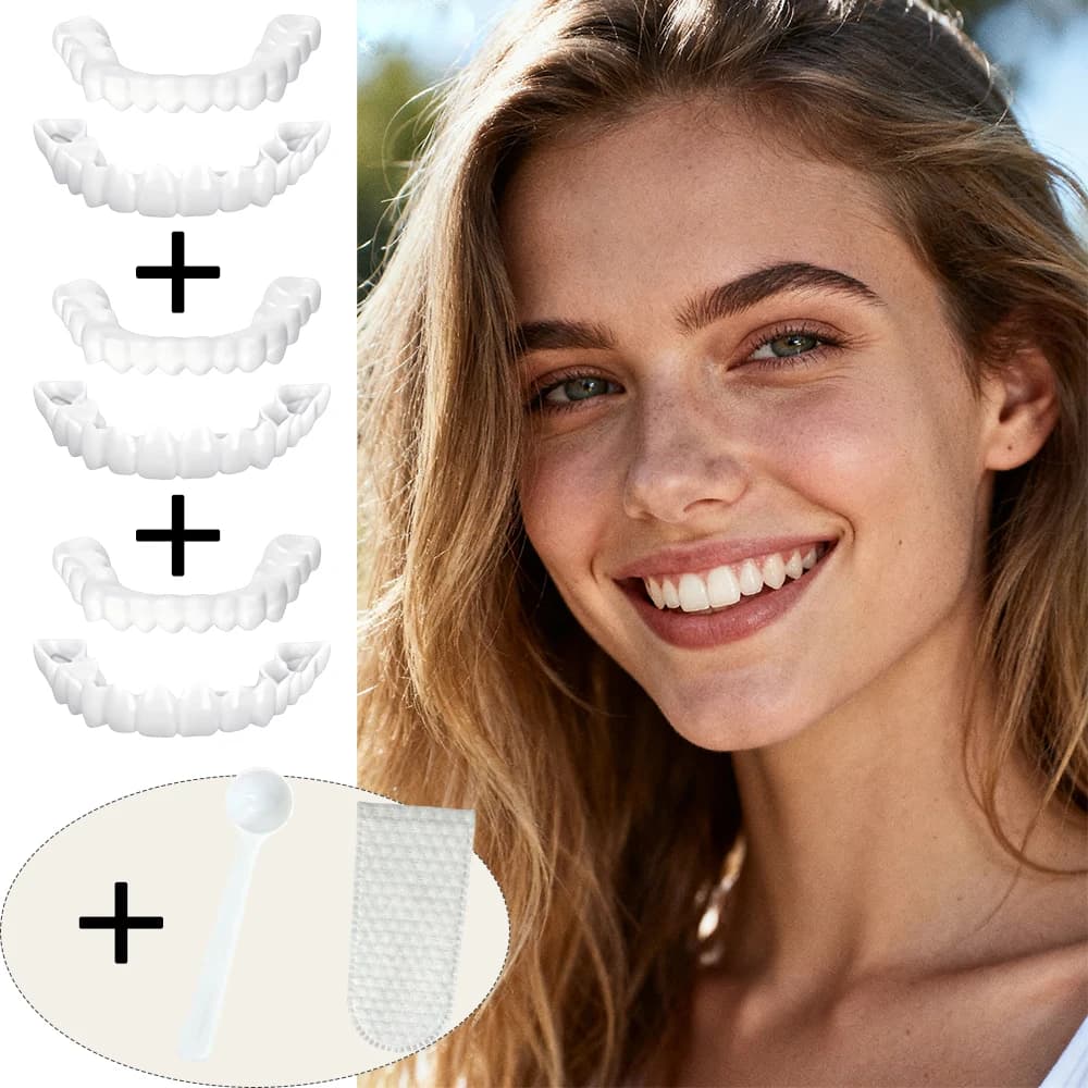 New Father's Day Practical Gift Teeth Veneers Reusable Instant Smile Whitening Useful for Dad H2931