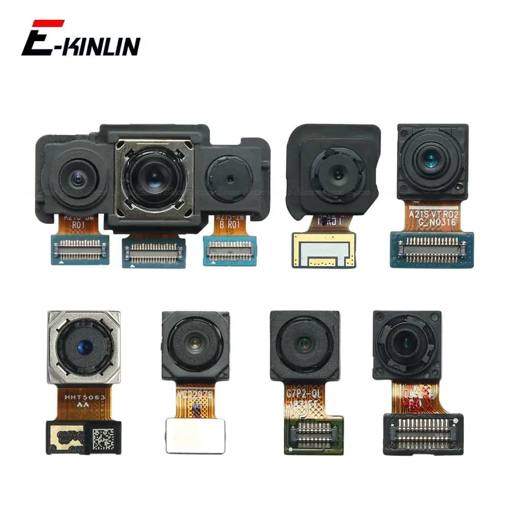 Cavo flessibile per fotocamera posteriore principale ultra grandangolare, teleobiettivo macro e fotocamera frontale selfie per Samsung Galaxy A02s A03s A21s A025 A037 A217