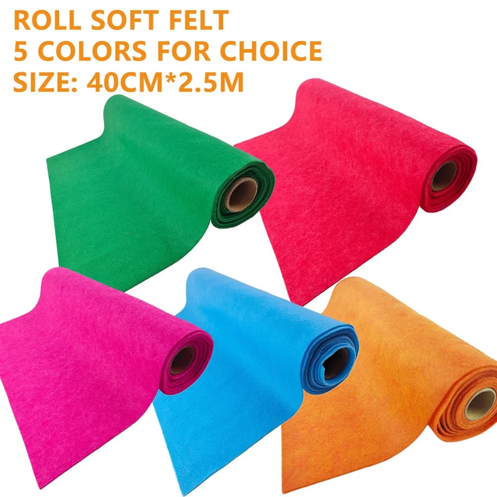 Soft Felt Carpet Runner for Party Decorations and Event and Ceremoney Made of 1.4mm Thickness