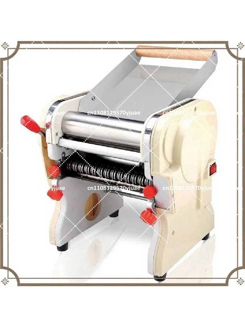 Electric Home Pizza Dough Rolling Machine Pasta Noodle Maker Gear Transmission Cutter