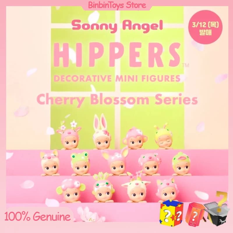 Nuova Serie Originale Sonny Angel Cherry Blossom Hippie, Scatola Misteriosa con Figurine Kawaii, Edizione Limitata, Regali per Bambini