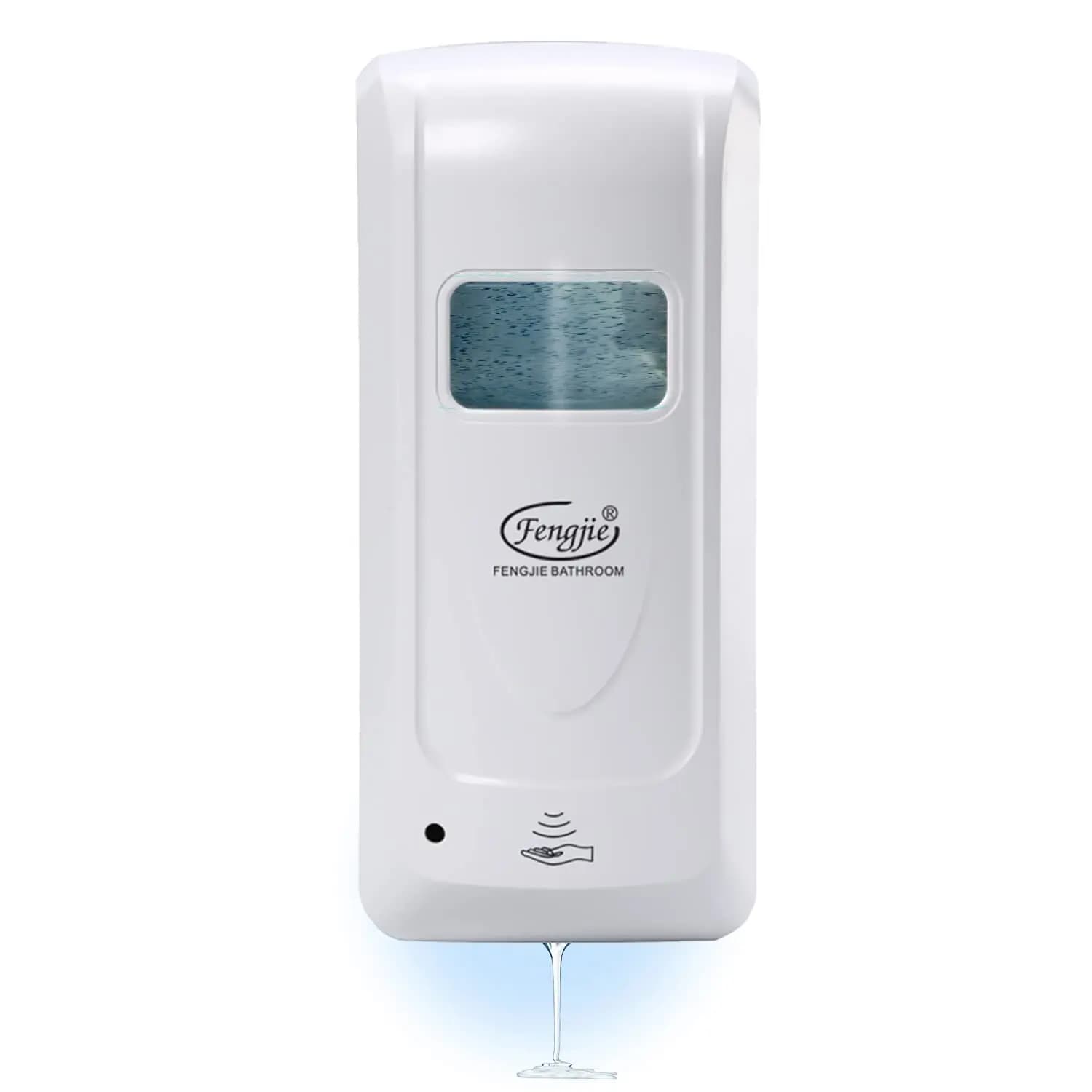 Dispenser automatico di sapone in Gel 1000ml sensore Touchless schiuma lavamani disinfettante Spray per alcol lavatrice a mano da parete