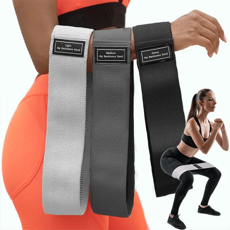 New Elastic Fabric Bands for Glutes and Chestnuts, Body Weight Exercises, Stretching, Fitness, Yoga, Gym Equipment