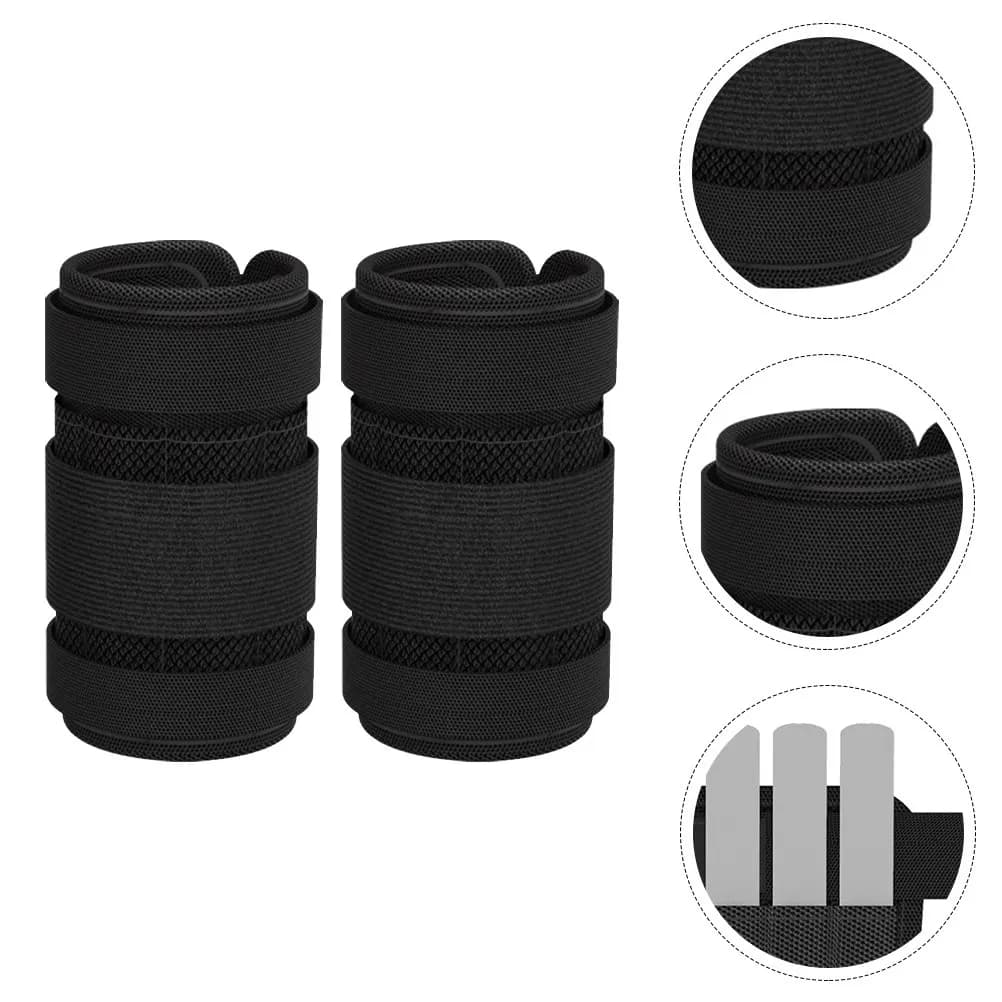 1Set Adjustable Ankle Leg Weights with Steel Plates for Fitness Training Running Physical Therapy Moisture Wicking Breathable