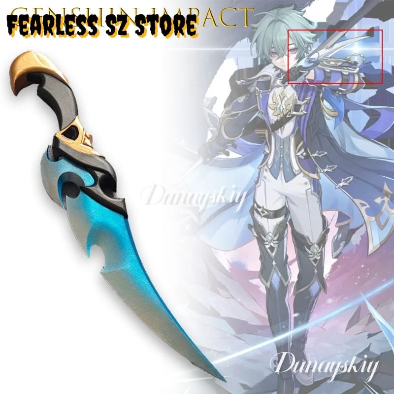 Accessori Cosplay Genshin Impact Lohen, Stile Anime e Videogioco, Riproduzione Fedele del Personaggio, Dettagli Ricchi, per Feste a Tema