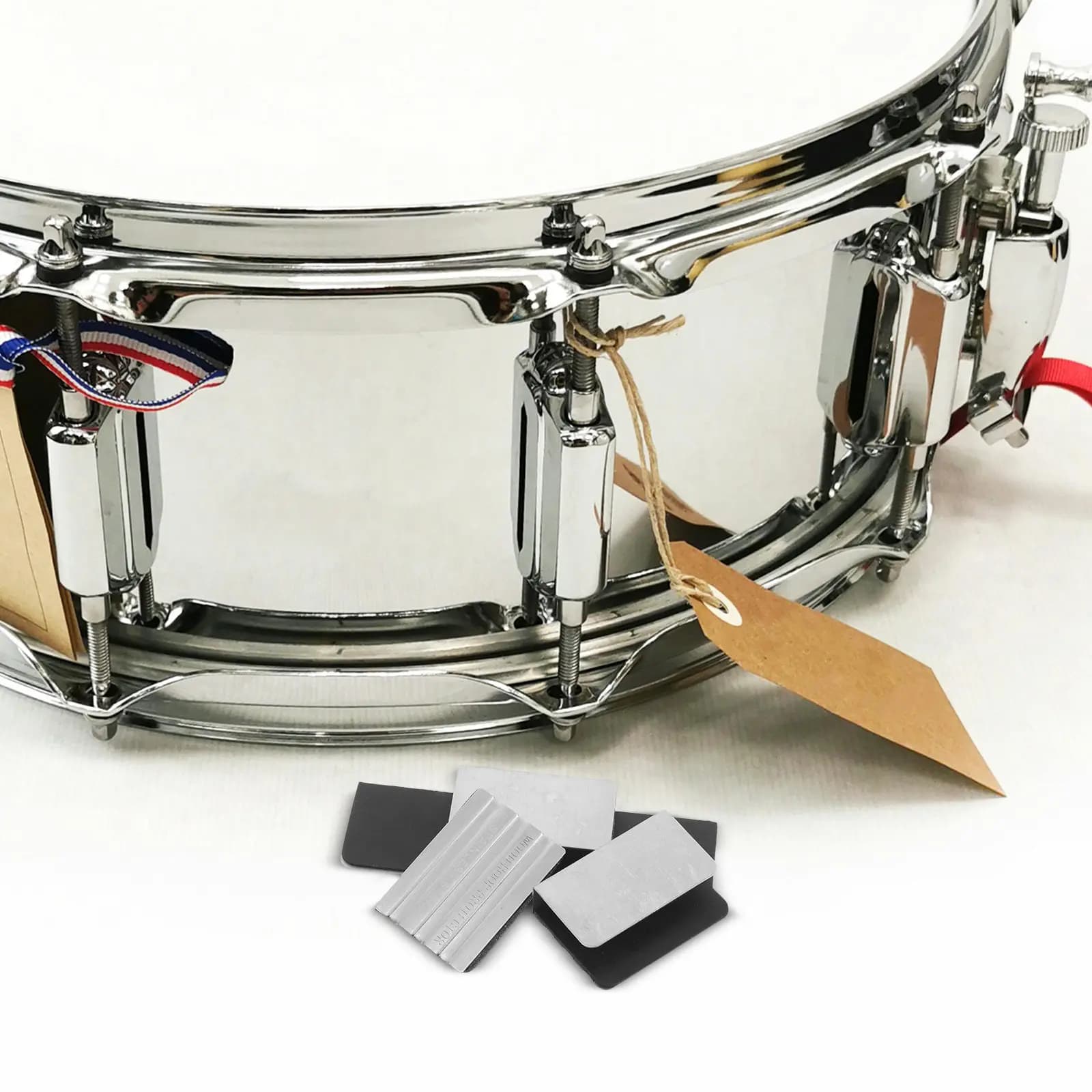 Set di 3 Protezioni per Cerchio Tamburo in Silicone, Antiscivolo, Prestazioni Stabili, Facile Installazione, per Tamburo Jazz Acustico e Basso