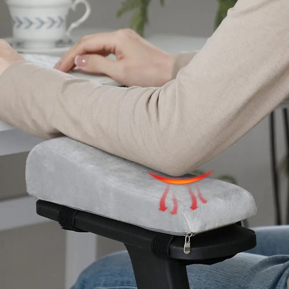 Foam cushions for elbow, comfortable support for chairs armrests, soft cushions to increase height and comfort
