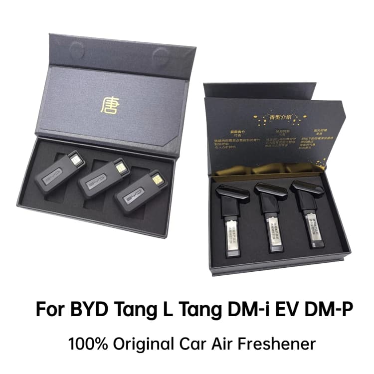 Deodorante per Auto Originale per BYD Tang L Tang DM-i EV DM-P, Kit Fragranza 100% Originale, Kit Profumazione Ambiente, Accessori