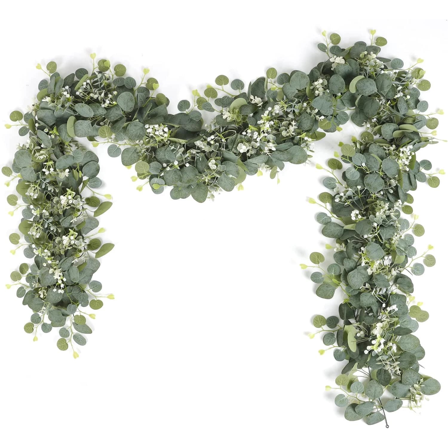 Verde Foglio Vino Pianta artificiale Accessori natalizi Matrimonio Giardino esterno Cortile Arco Decor Tavolo da casa Appeso a parete