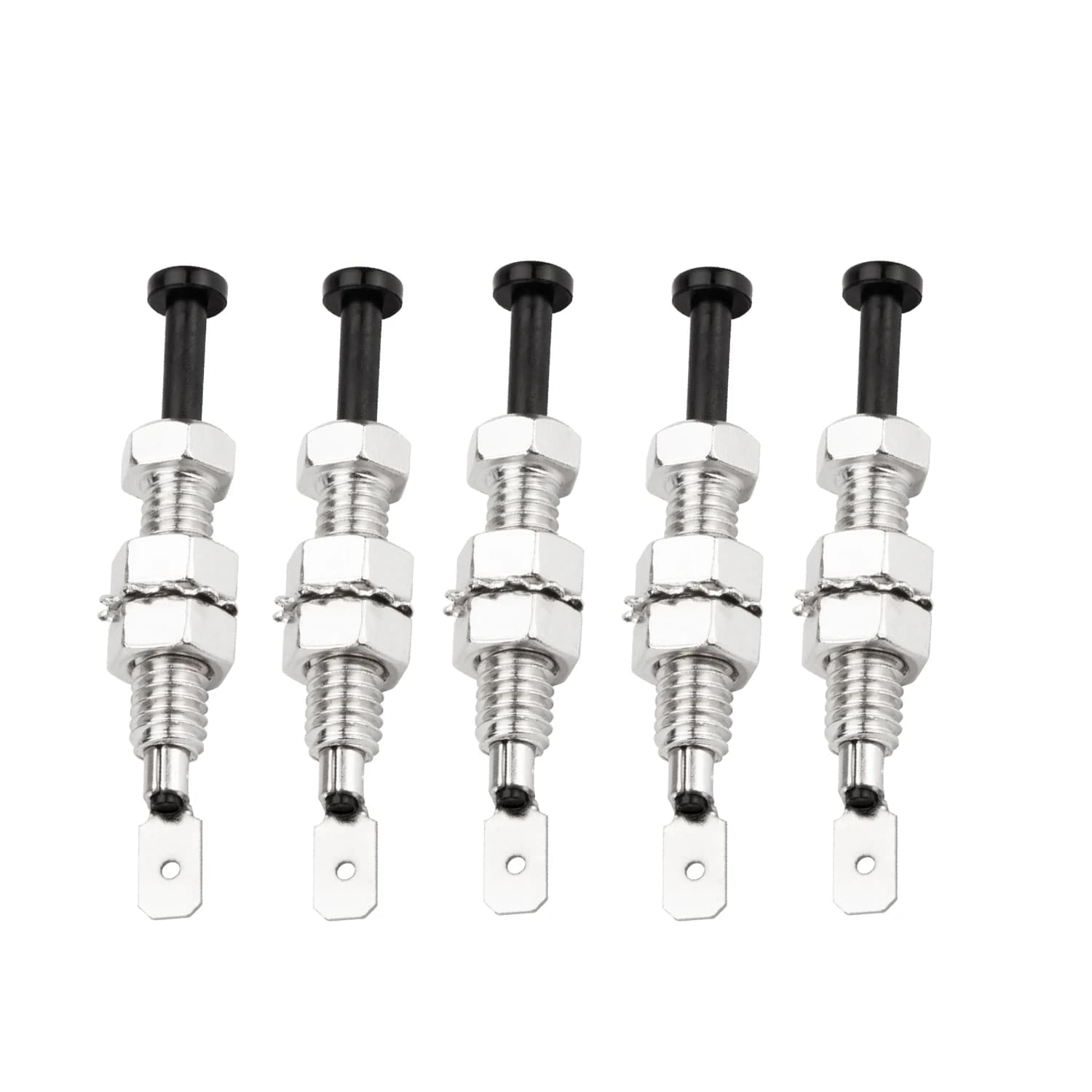 DaierTek 5PCS Interruttore perno porta cofano auto stipite allarme automatico sicurezza regolabile momentaneo ON Off 12VDC 20A per bagagliaio automobilistico