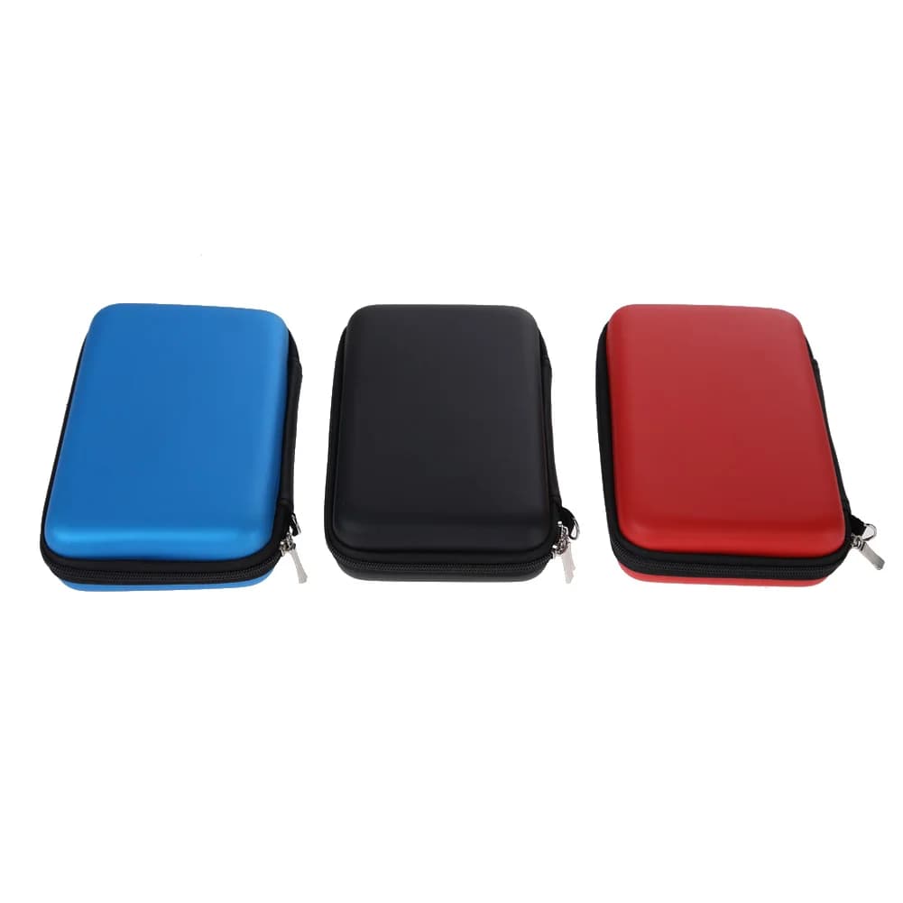 Custodia rigida in EVA Custodia protettiva antigraffio con cinturino per console Nintendo 3DS XL LL per la nuova 3DS XL 3DS LL
