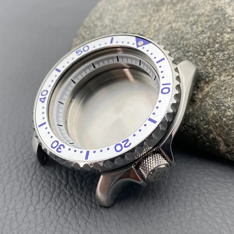 42mm Mod SKX007 SKX009 Replace Case Fits 7S26 4R NH35 NH36 Japan Automatic Movement Sapphire Crystal Glass Men Diving Watch Case