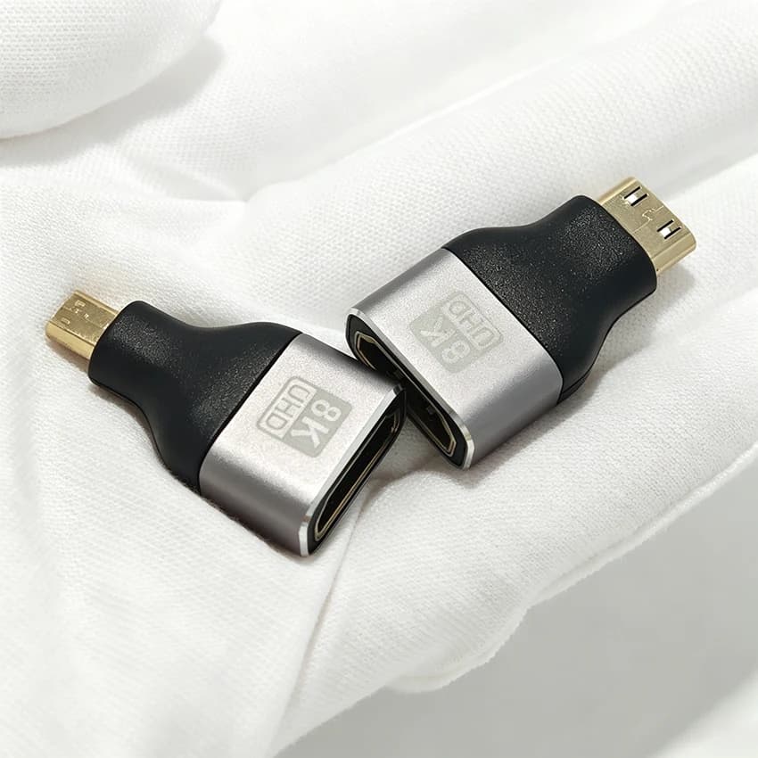 8K 60Hz HDMI Female to C Male/D Male Mini/Micro Compatible2.1 Cable Adapter Connector Mini HDMI For Laptop Camera PS4 Monitor