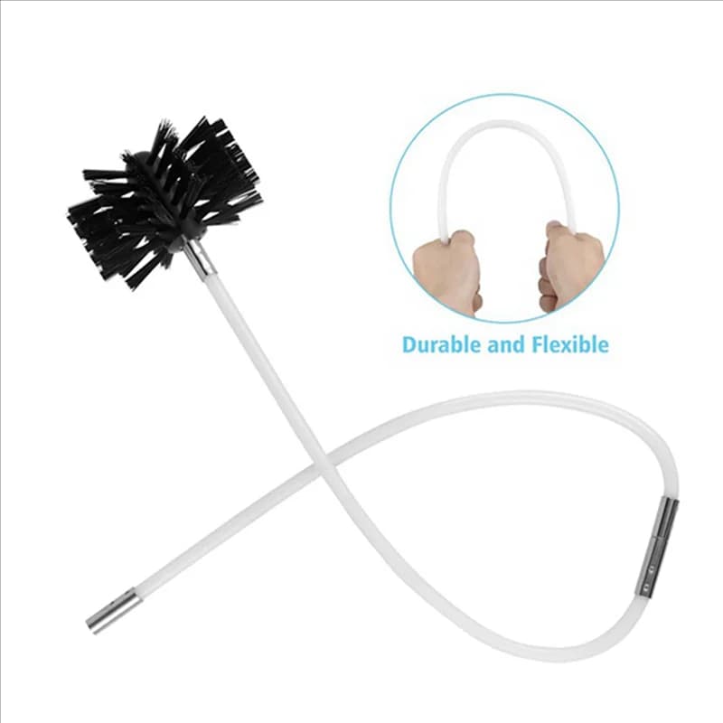 ABVG-28 pezzi Spazzola per pulizia camino Sistema rotante pulito Kit camino Set di attrezzi per asta Spazzola per pulizia cucina domestica