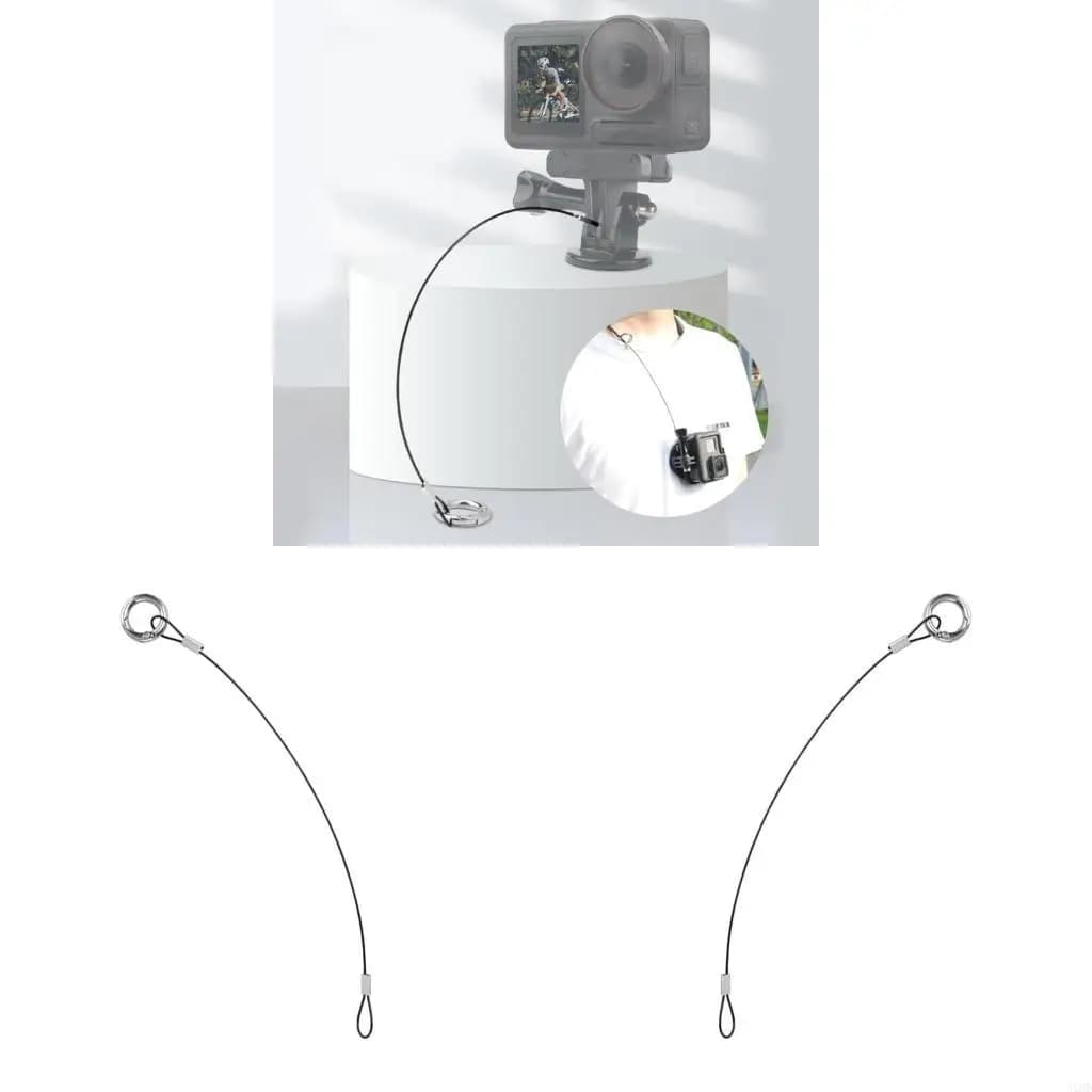 Accessori per action J1HD Telecamera sospesa Cintura sicurezza Telecamera con cordino in acciaio