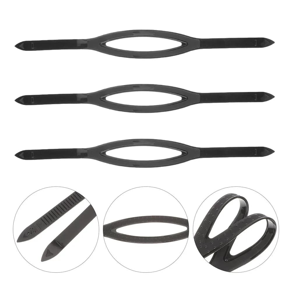 3Pcs Flexible Silicone Swimming Goggles Strap Elastic Goggle Band Replacement Parts for Swim Glasses Goggle Bungee Straps