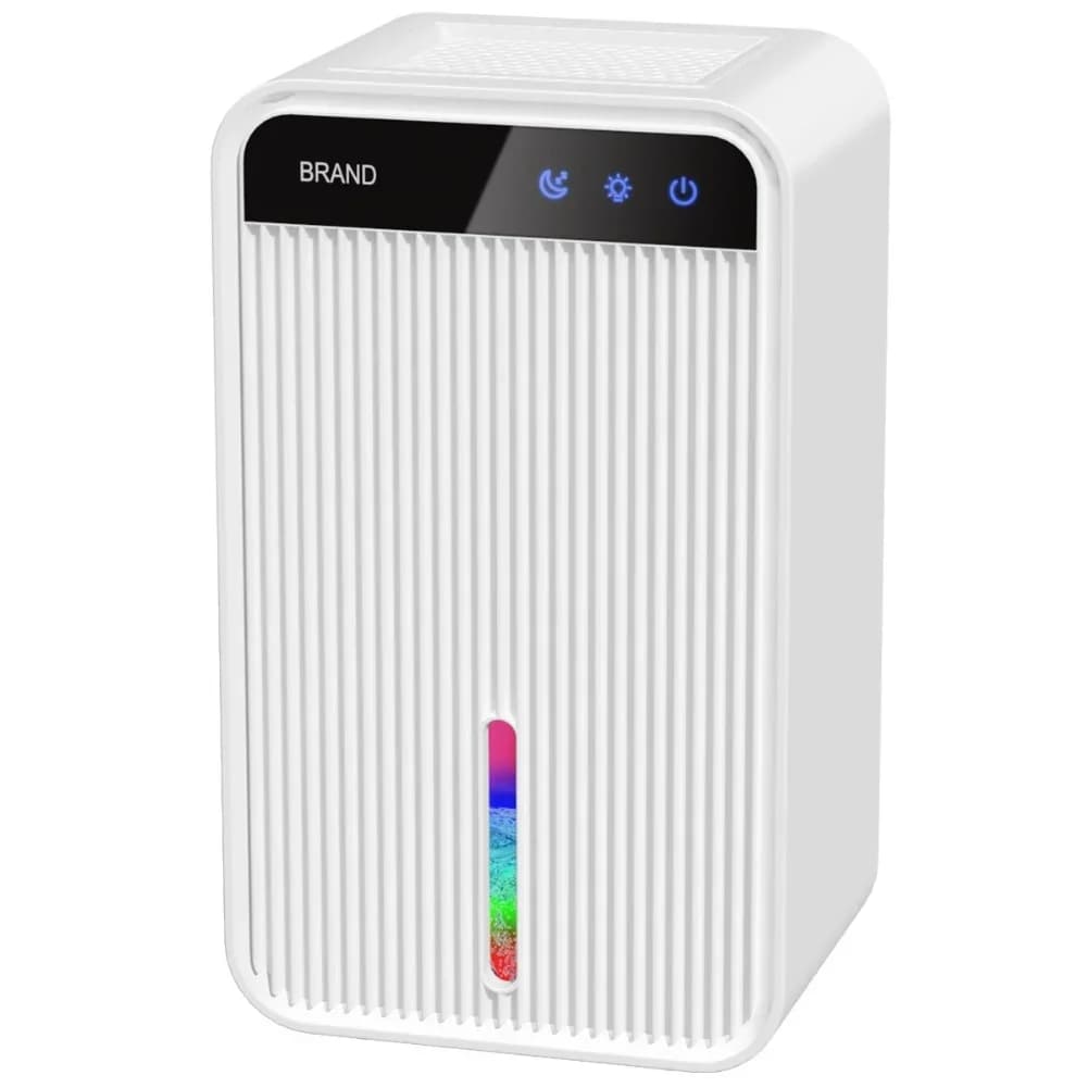 Deumidificatore Elettrico Compatto da 1,1L con Funzionamento Silenzioso e Design a Risparmio Energetico per Camere da Letto e Bagni