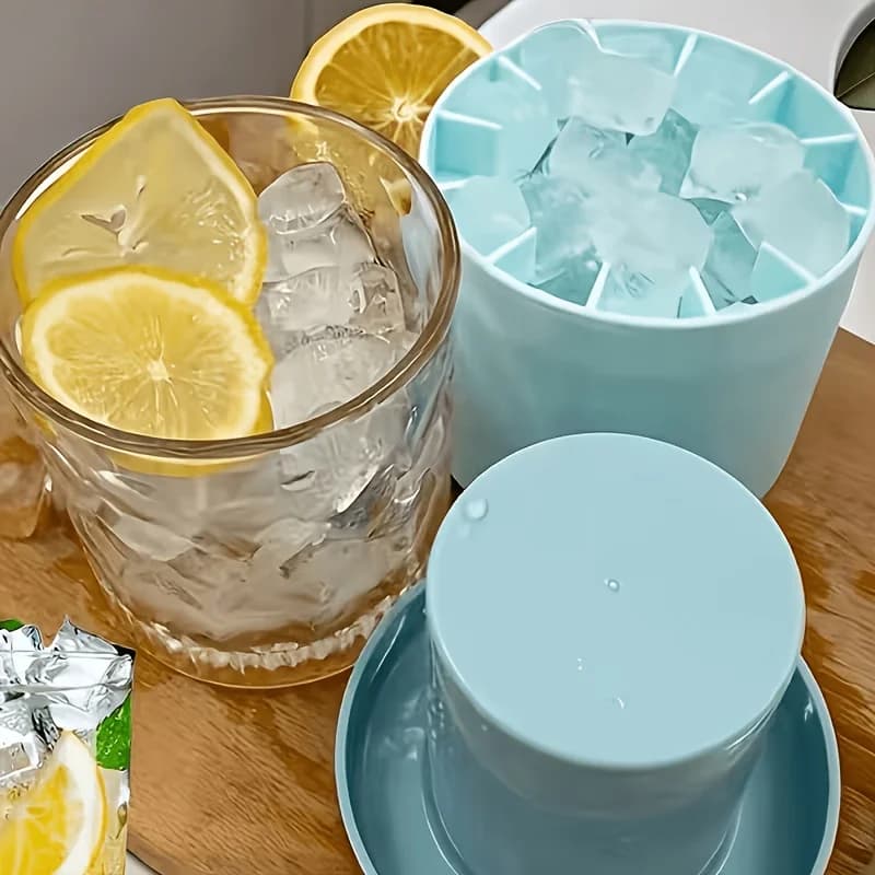 Make Perfectly-Shaped Ice Cubes with This Easy-Release Silicone Cube of Ice Mold - Holds Up to 40 Cubes! Kitchen Additions