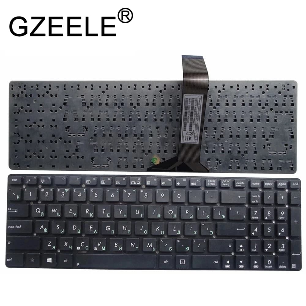 Tastiera russa del computer portatile per ASUS K55V K55 K55A K55VD K55VJ K55VM K55VS A55 A55V A55XI A55DE A55DR R500v R700V RU