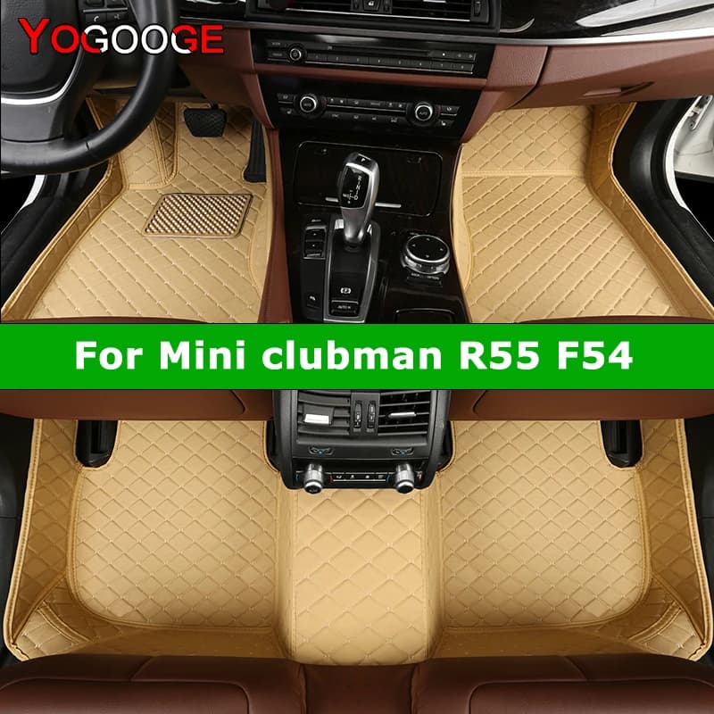 Tappetini per auto personalizzati YOGOOGE per Mini clubman R55 F54 Tappeti per auto Accessorio per auto