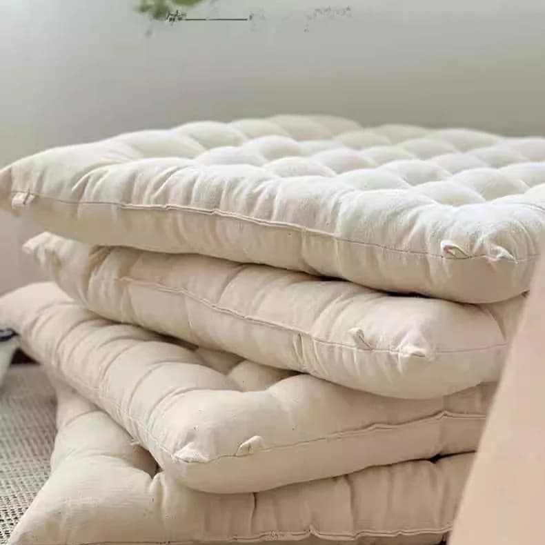 Cuscino Minimalista in Stile Giapponese Wabi Sabi, Imbottitura per Sedia da Pranzo, Cuscino Zafu per Finestra, Imbottitura per Panca da Ristorante, Ergonomico per Seduta