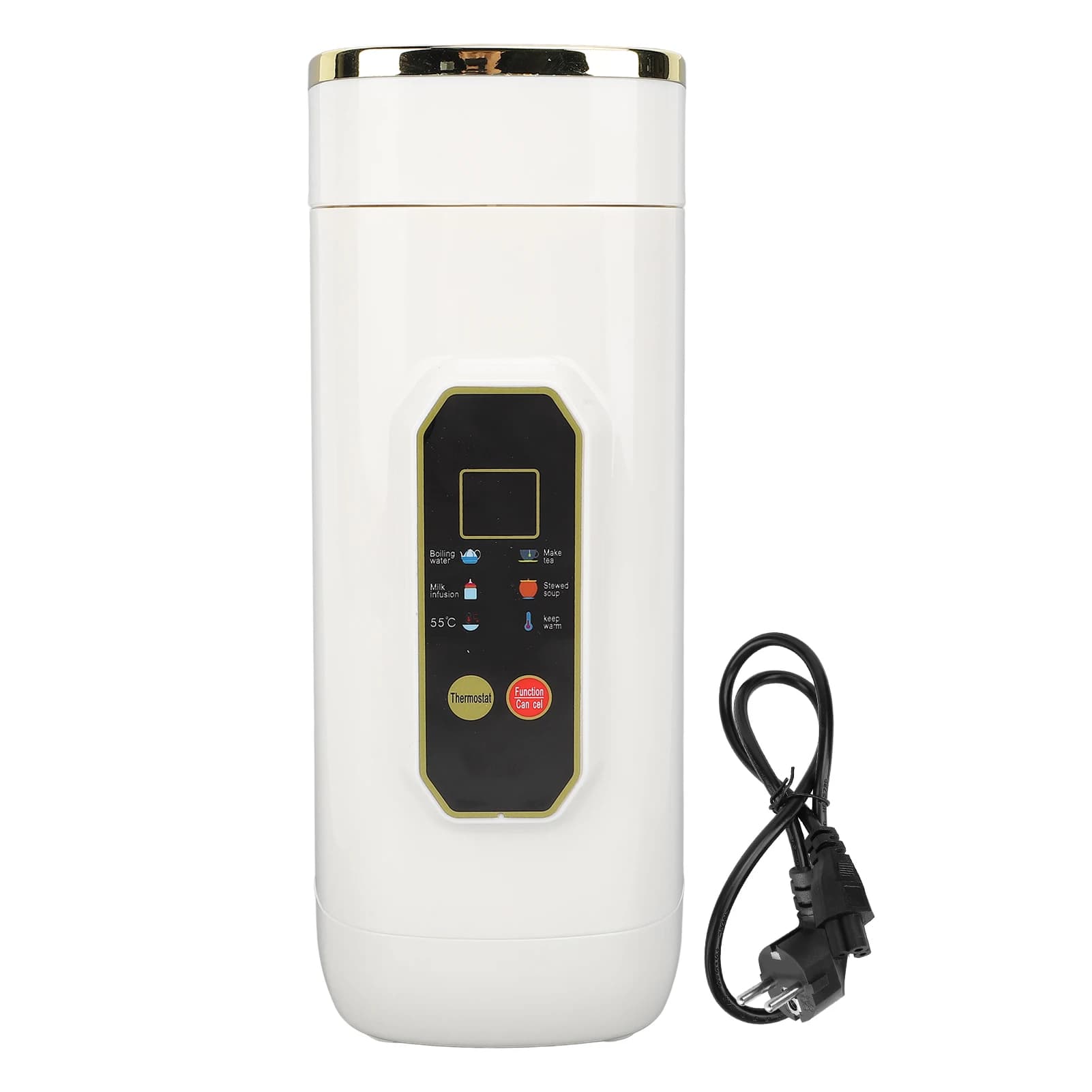Portable USB Rechargeable Electric Kettle 316 Stainless Steel Travel Smart Kettle With Temperature Control